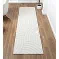 thumbnail image 1 of Luxe Weavers Geometric Cream 2x7 Area Rug for Living Rooms, 1 of 9