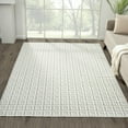 thumbnail image 1 of Luxe Weavers Geometric Metallic Cream 5x7 Area Rug, Greek Key Pattern Carpet, 1 of 11