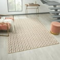 thumbnail image 1 of Luxe Weavers Geometric Metallic Gold 4x5 Area Rug, Greek Key Pattern Carpet, 1 of 11