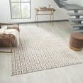 thumbnail image 1 of Luxe Weavers Geometric Metallic Gray 4x5 Area Rug, Greek Key Pattern Carpet, 1 of 11