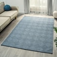 thumbnail image 1 of Luxe Weavers Geometric Non-Slip Blue 6x9 Washable Area Rug, Modern Carpet, 1 of 10