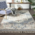 thumbnail image 1 of Luxe Weavers Gray 6x9 Southwestern Medallion Area Rug, Stain Resistant Fringe Carpet, 1 of 8