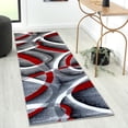 thumbnail image 1 of Luxe Weavers Gray Modern Abstract Area Rug 2x8 Geometric Living Room Carpet, 1 of 8