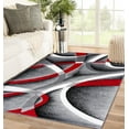 thumbnail image 1 of Luxe Weavers Gray Modern Abstract Area Rug 5x7 Geometric Living Room Carpet, 1 of 9
