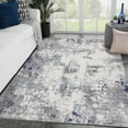 thumbnail image 1 of Luxe Weavers Hampstead Collection 49 Ivory 8x10 Abstract Area Rug, 1 of 8