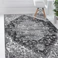 thumbnail image 1 of Luxe Weavers Hampstead Collection Anthracite 8x10 Boho Area Rug, 1 of 7