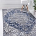 thumbnail image 1 of Luxe Weavers Hampstead Collection Denim Blue 5x7 Boho Area Rug, 1 of 7
