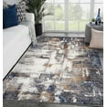 thumbnail image 1 of Luxe Weavers Hampstead Modern Gray Size 8x10 Abstract Area Rug, 1 of 8
