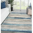 thumbnail image 1 of Luxe Weavers Lagos Collection 7501 Blue 5x7 Abstract Area Rug, 1 of 10