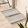 thumbnail image 1 of Luxe Weavers Lagos Collection 7501 Brown and Beige 2x3 Abstract Area Rug, 1 of 8