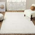 thumbnail image 1 of Luxe Weavers Machine Woven Cream 8x10 Area Rug Fringed, Textured Carpet, 1 of 10