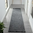 thumbnail image 1 of Luxe Weavers Machine Woven Smoke 2x8 Area Rug Fringed, Textured Carpet, 1 of 9