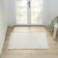 thumbnail image 1 of Luxe Weavers Machine Woven Two-Tone Beige White 2x3 Area Rug, Indoor Stain-Resistant Fringed Carpet, 1 of 9