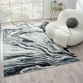 thumbnail image 1 of Luxe Weavers Marble Abstract Blue 4x5 Area Rug Indoor Area Rug for Living Rooms, 1 of 11