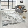 thumbnail image 1 of Luxe Weavers Marble Abstract Gray 4x5 Area Rug Indoor Area Rug for Living Rooms, 1 of 11