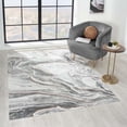 thumbnail image 1 of Luxe Weavers Marble Abstract Gray 5x7 Area Rug Indoor Area Rug for Living Rooms, 1 of 11