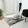 thumbnail image 1 of Luxe Weavers Marble Swirl Collection Smoke Abstract Area Rug 2x3, 1 of 8