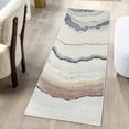 thumbnail image 1 of Luxe Weavers Marble Waved Multi 2x7 Area Rug, Indoor Carpet, 1 of 8