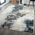 thumbnail image 1 of Luxe Weavers Modern 8x10 Area Rug Blue Abstract Art Non-Shed Carpet, 1 of 8