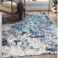 thumbnail image 1 of Luxe Weavers Modern Abstract Area Rug - Blue 5x7, 1 of 7
