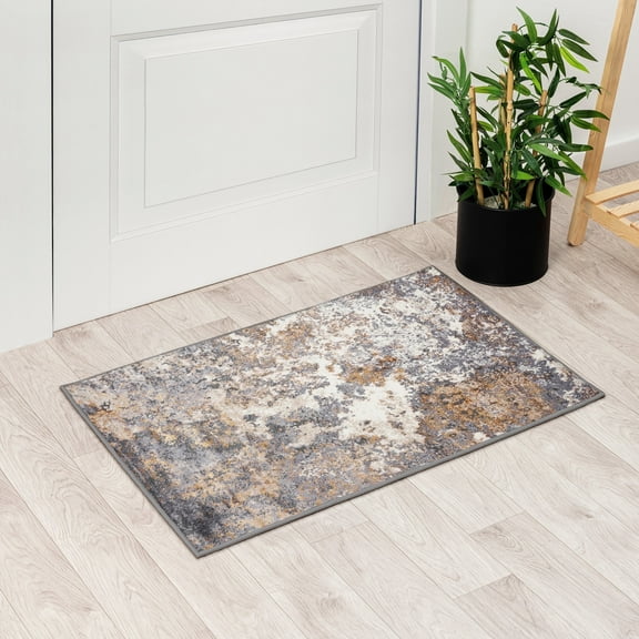 Luxe Weavers Modern Abstract Area Rug - Gray 2x3