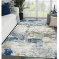 thumbnail image 1 of Luxe Weavers Modern Abstract Area Rug, Stain Resistant Indoor Rug 4' x 5' - Multi, 1 of 9