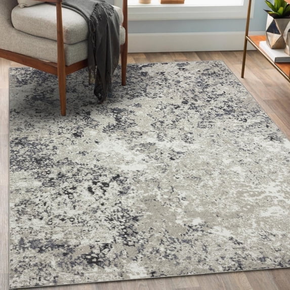 Luxe Weavers Modern Abstract Coastal Stain Resistant Area Rug