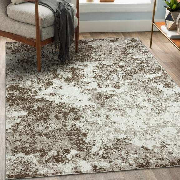 Luxe Weavers Modern Abstract Coastal Stain Resistant Area Rug