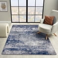 thumbnail image 1 of Luxe Weavers Modern Abstract Dark Blue 8x10 Area Rug Artistic Machine-Made Carpet, 1 of 8