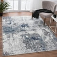 thumbnail image 1 of Luxe Weavers Modern Abstract Ivory 8x10 Area Rug, Stain-Resistant, 1 of 7