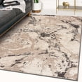 thumbnail image 1 of Luxe Weavers Modern Abstract Marble Swirl Beige 5x7 Area Rug, Indoor Carpet, 1 of 10