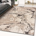 thumbnail image 1 of Luxe Weavers Modern Abstract Marble Swirl Beige 8x10 Area Rug, Indoor Carpet, 1 of 10