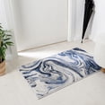 thumbnail image 1 of Luxe Weavers Modern Abstract Marble Swirl Blue 2x3 Area Rug Living Room Carpet, 1 of 10
