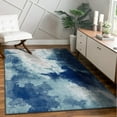 thumbnail image 1 of Luxe Weavers Modern Abstract Splash Area Rug Non-Shedding Carpet 8' x 10' Blue, 1 of 6