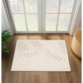 thumbnail image 1 of Luxe Weavers Modern Abstract Swirl Cream 2x3 Hallway Area Rug, 1 of 7