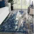 thumbnail image 1 of Luxe Weavers Modern Area Rug Abstract Pattern - Dark Blue, Light Blue / 6 x 9, 1 of 9