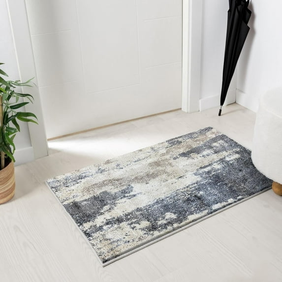 Luxe Weavers Modern Area Rug Abstract Pattern - Gray / 2 x 3