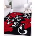 thumbnail image 1 of Luxe Weavers Modern Floral Red 8x10 Area Rug for Living Rooms, 1 of 7
