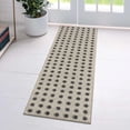 thumbnail image 1 of Luxe Weavers Modern Geometric Dots Cream 2x8 Area Rug, Non-Fade Carpet, 1 of 10