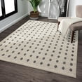 thumbnail image 1 of Luxe Weavers Modern Geometric Dots Cream 8x10 Area Rug, Non-Fade Carpet, 1 of 10