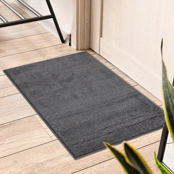 Luxe Weavers Modern Geometric Lines Charcoal 2x3 Area Rug