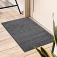 thumbnail image 1 of Luxe Weavers Modern Geometric Lines Charcoal 2x3 Area Rug, 1 of 10