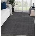 thumbnail image 1 of Luxe Weavers Modern Geometric Lines Charcoal 6x9 Area Rug, 1 of 8