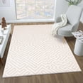 thumbnail image 1 of Luxe Weavers Modern Geometric Shapes Cream 8x10 Indoor Area Rug, 1 of 9