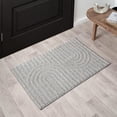 thumbnail image 1 of Luxe Weavers Modern Geometric Silver 2x3 Area Rug for Living Room, 1 of 9