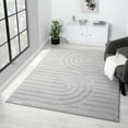 thumbnail image 1 of Luxe Weavers Modern Geometric Silver 4x5 Area Rug for Living Room, 1 of 11