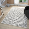 thumbnail image 1 of Luxe Weavers Modern Geometric Trellis Gray 8x10 Area Rug, Living Room Carpet, 1 of 10