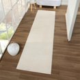 thumbnail image 1 of Luxe Weavers Modern Geometric Wave Cream 2x8 Area Rug, High Low Carpet, 1 of 9