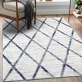 thumbnail image 1 of Luxe Weavers Modern Ivory Trellis Abstract 5 x 7 Area Rug, 1 of 6