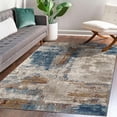 thumbnail image 1 of Luxe Weavers Modern Multicolor 9x12 Abstract Area Rug, Stain-Resistant Carpet, 1 of 6